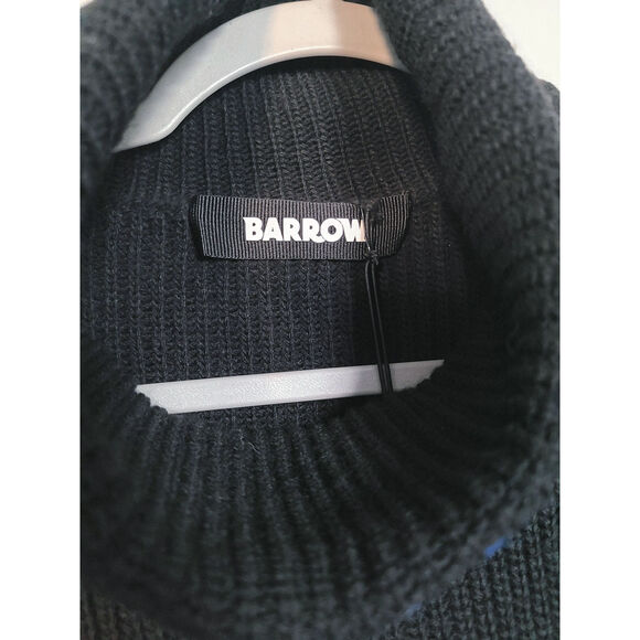 Barrow Logo-Embroidered Wool-Blend Jumper Sweater Unisex Size Small NWT - Picture 4 of 10